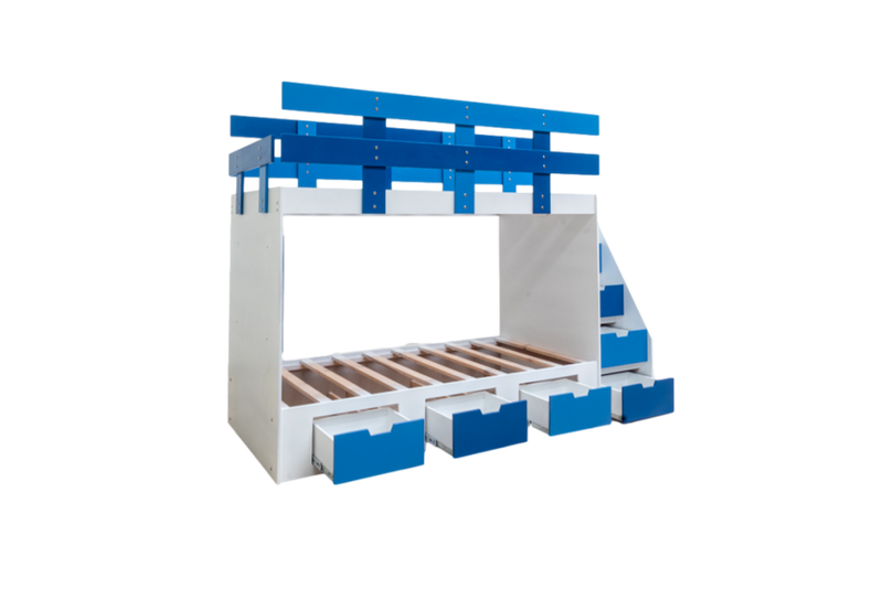Litera Blue - Azul y Blanco