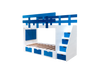 Litera Blue - Azul y Blanco