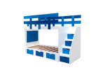 Litera Blue - Azul y Blanco