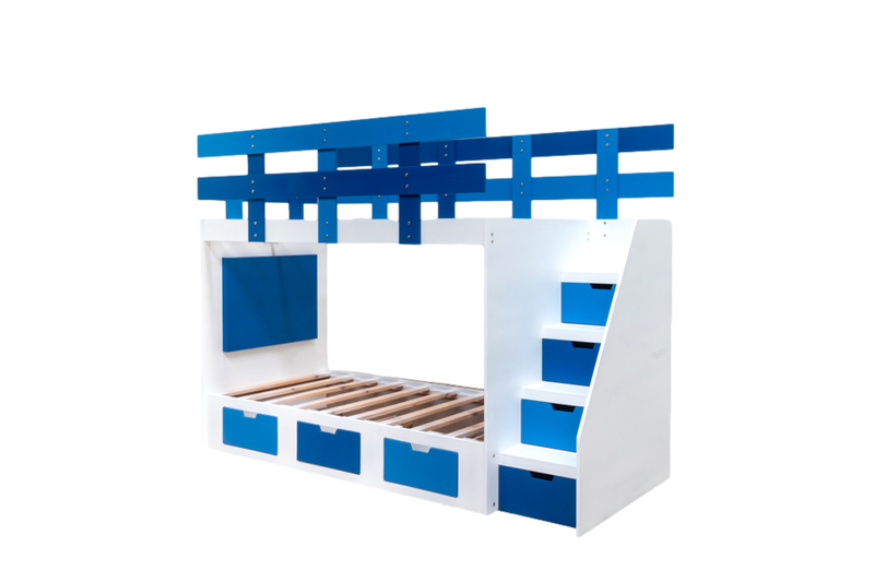 Litera Blue - Azul y Blanco