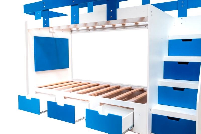 Litera Blue - Azul y Blanco