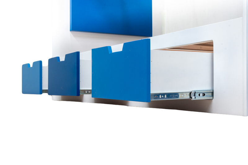 Litera Blue - Azul y Blanco