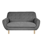Love Seat Vara - Gris Obscuro