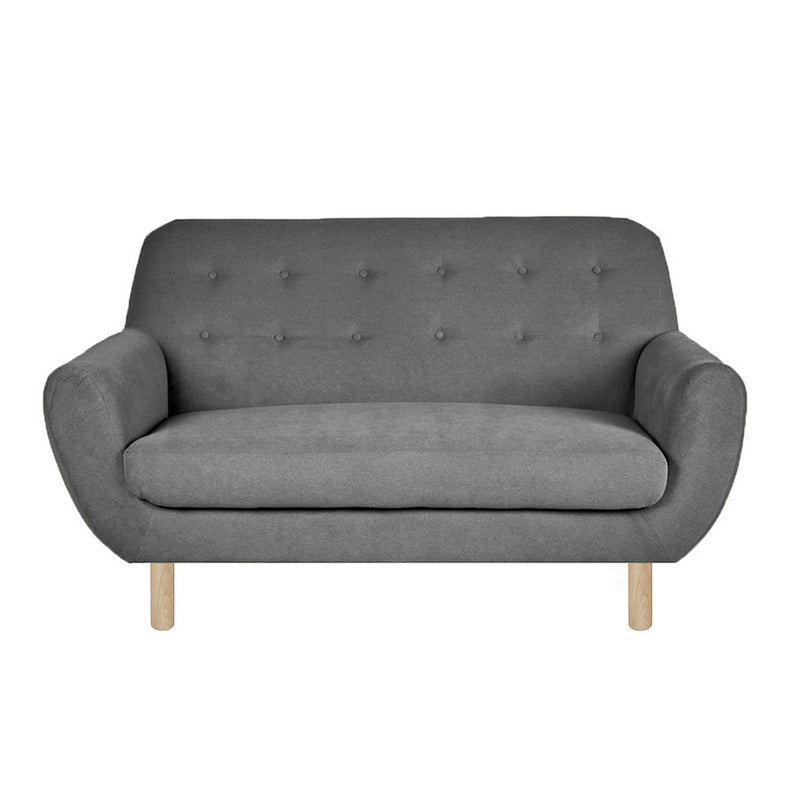 Love Seat Vara - Gris Obscuro