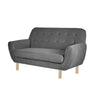 Love Seat Vara - Gris Obscuro