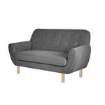 Love Seat Vara - Gris Obscuro