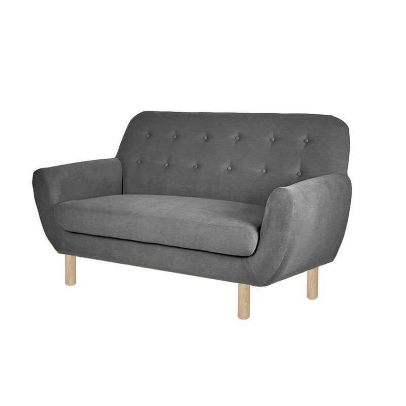 Love Seat Vara - Gris Obscuro