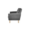 Love Seat Vara - Gris Obscuro