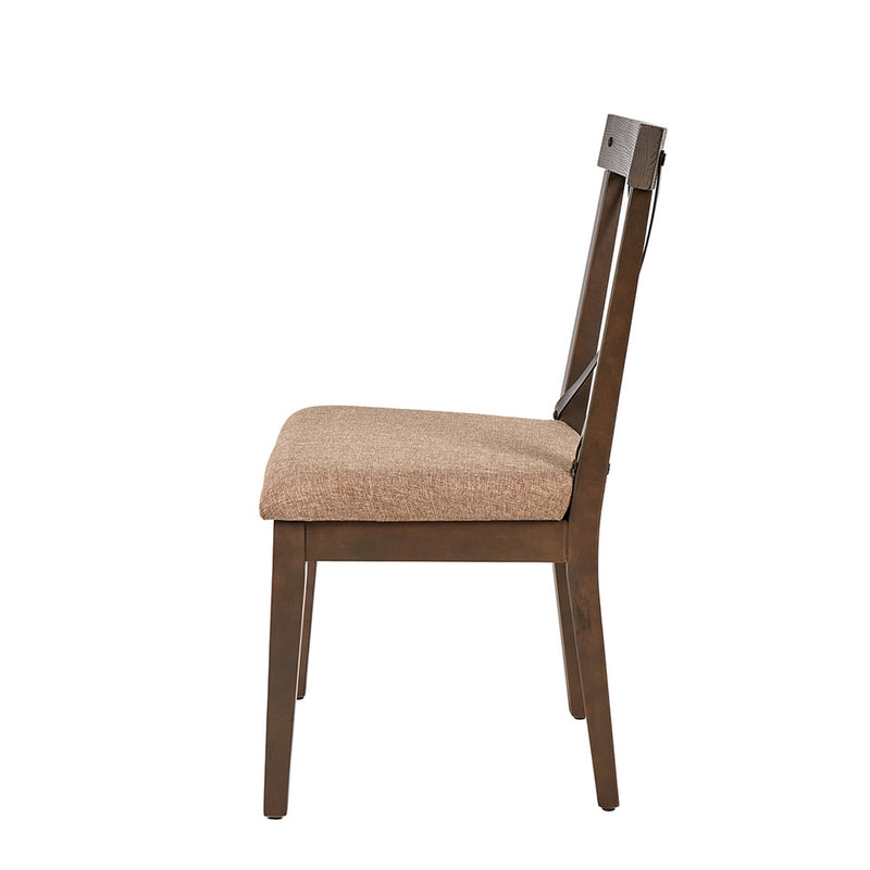 Silla Irina - Nogal Rustico y Beige