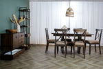 Silla Irina - Nogal Rustico y Beige