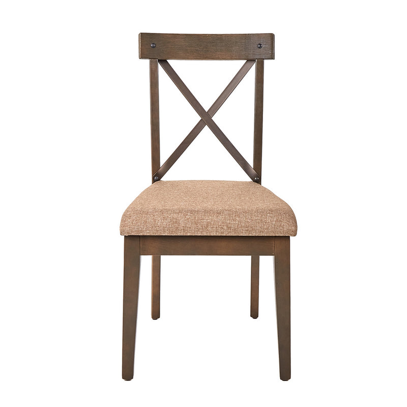 Silla Irina - Nogal Rustico y Beige
