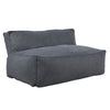 Love Seat Puff Ferrara - Gris