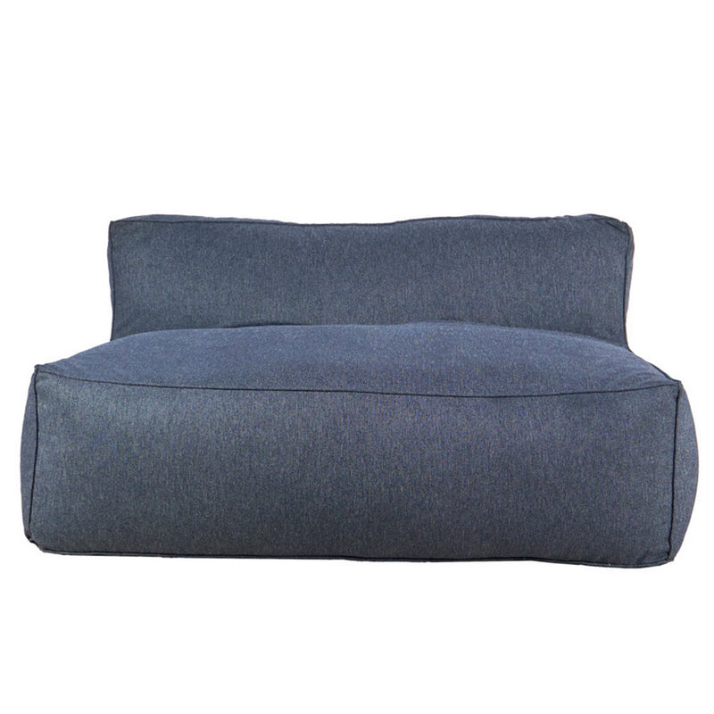 Love Seat Puff Ferrara - Azul