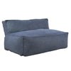 Love Seat Puff Ferrara - Azul
