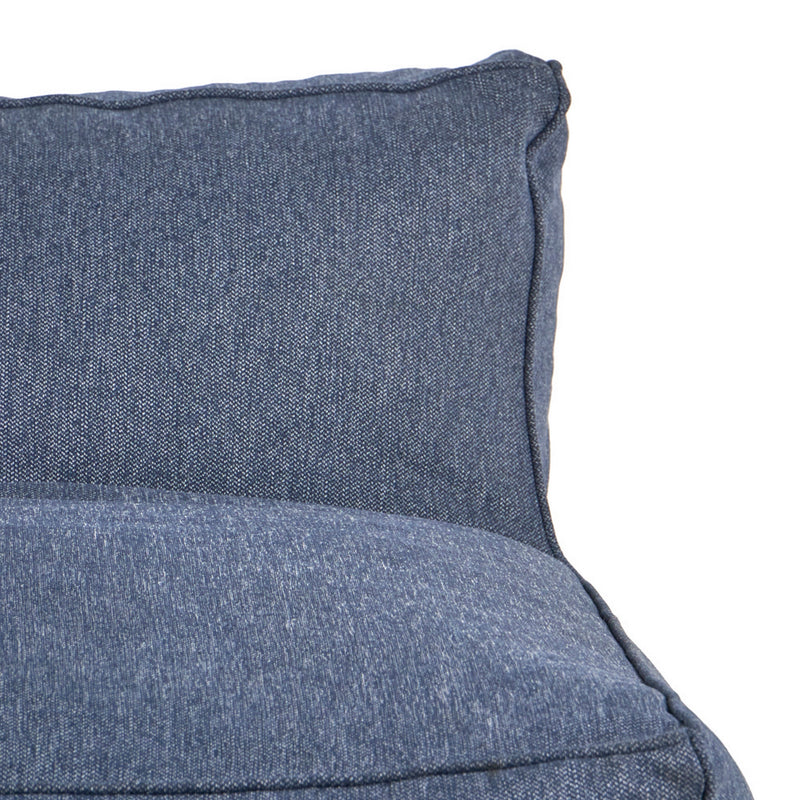 Love Seat Puff Ferrara - Azul