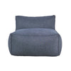Sillon Puff con Taburete Ferrara - Azul