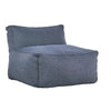 Sillon Puff con Taburete Ferrara - Azul