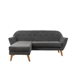 Sala Chaise Longue Estocolmo - Gris