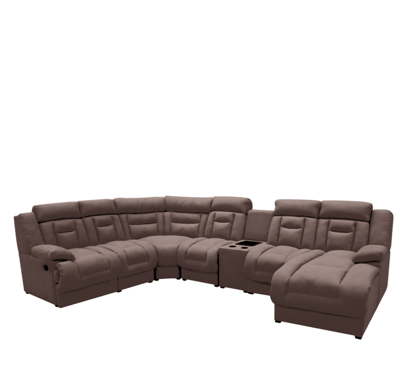 Sala Modular 6 piezas con porta vasos Marise - Cafe