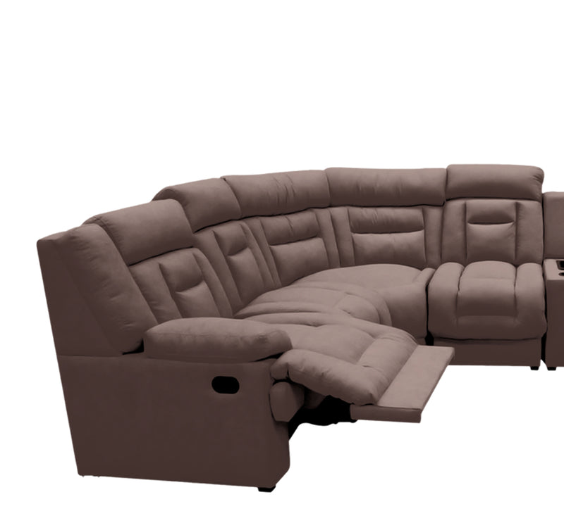Sala Modular 6 piezas con porta vasos Marise - Cafe