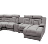 Sala Modular 6 piezas con porta vasos Marise - Gris Claro