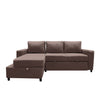 Sala Modular Cama con Baul Anete - Cafe