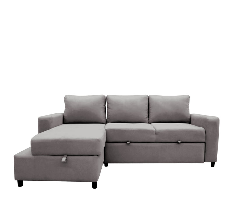 Sala Modular Cama con Baul Anete - Gris Claro