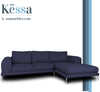 Sofa escuadra derecho Skara - Azul