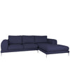 Sofa escuadra derecho Skara - Azul