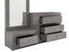 Recamara Valentina King Size 5 piezas - Gris