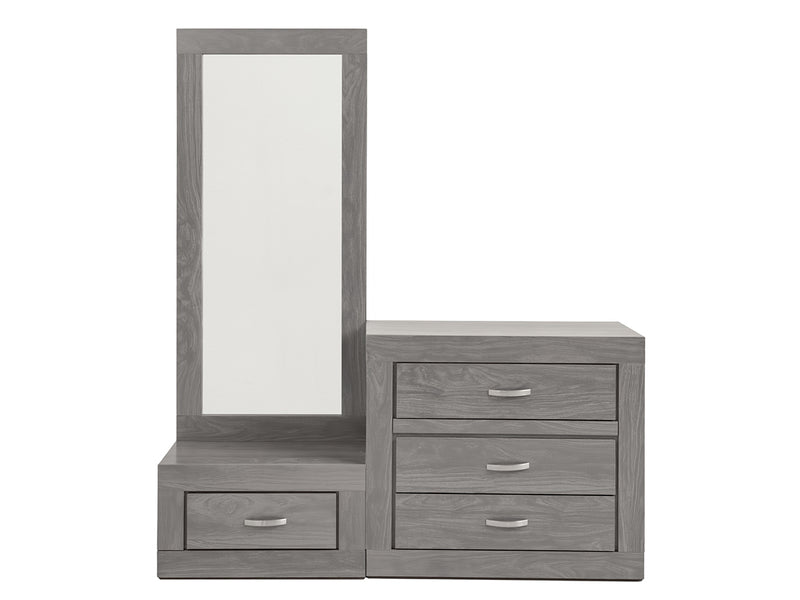 Recamara Valentina King Size 5 piezas - Gris