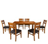 Comedor Albany 6 Sillas - Nogal