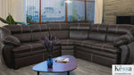 Sala Modular  Modelo Catania 2 2 E - Chocolate