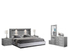 Recamara Valentina King Size 5 piezas - Gris