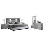 Recamara Valentina King Size 5 piezas - Gris