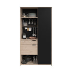 Alacena Damals Negro Y Roble