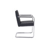 Silla Quilt Con Brazos - Negro