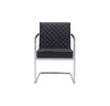 Silla Quilt Con Brazos - Negro