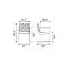 Silla Quilt Con Brazos - Negro