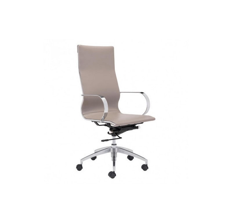 Silla De Oficina Glider - Cafe Claro