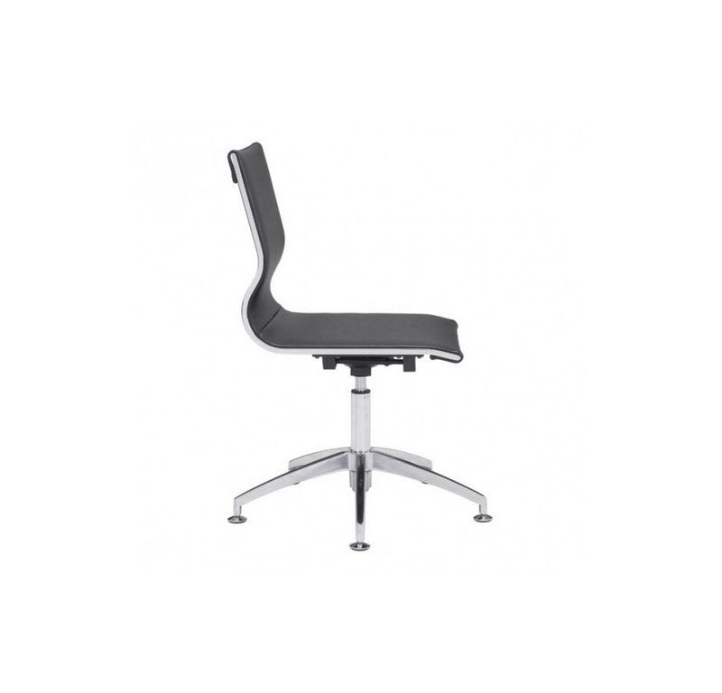 Silla De Oficina Glider (Conferencia) - Negra