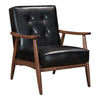 Silla Con Brazos Modelo Rocky - Negro