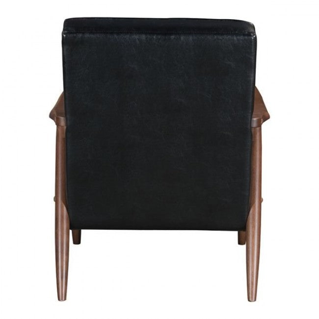 Silla Con Brazos Modelo Rocky - Negro