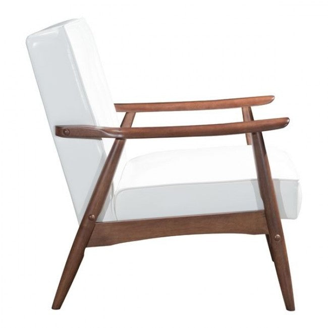 Silla Con Brazos Modelo Rocky - Blanco