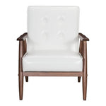 Silla Con Brazos Modelo Rocky - Blanco
