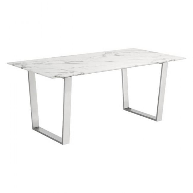 Mesa De Comedor Modelo Atlas - Blanco