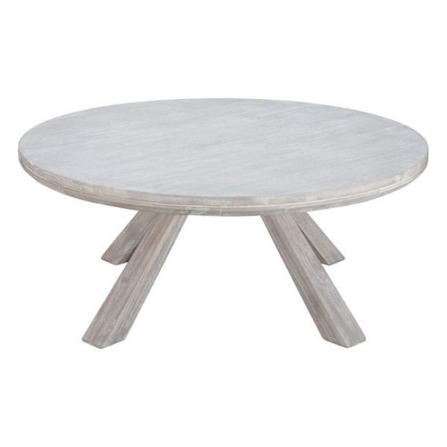 Mesa De Centro Modelo Beaumont Redonda - Acacia