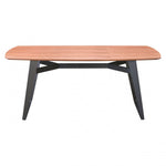 Mesa De Comedor Modelo Fletcher - Nuez/Negro