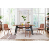 Mesa De Comedor Modelo Fletcher - Nuez/Negro