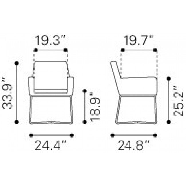 Sofa Modelo Honoria - Azul